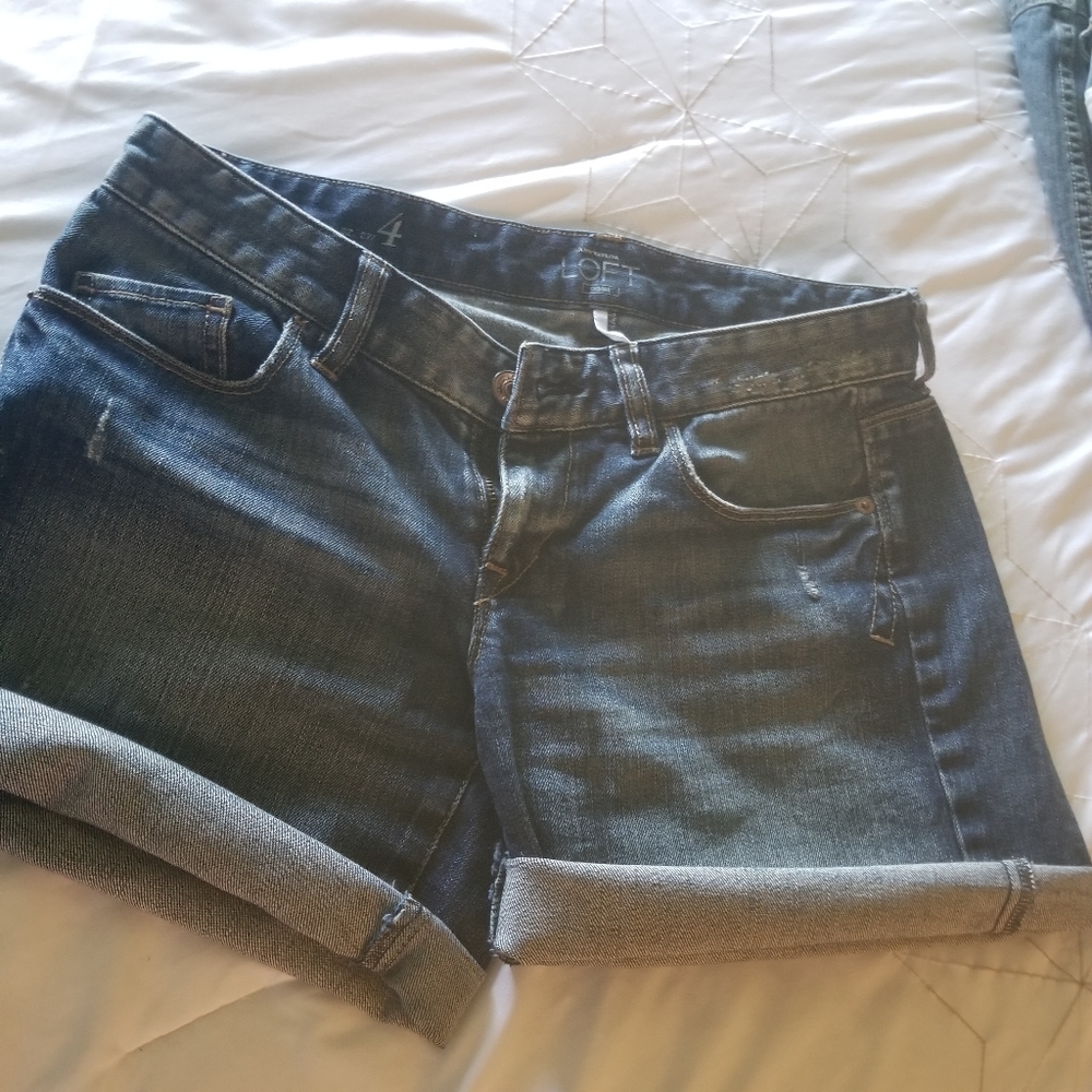Denim shorts